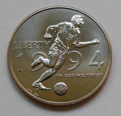 Moneda futbol medio dolar - medio, copa