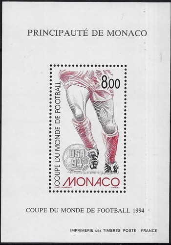 1994 monaco foglietto - usa, 95